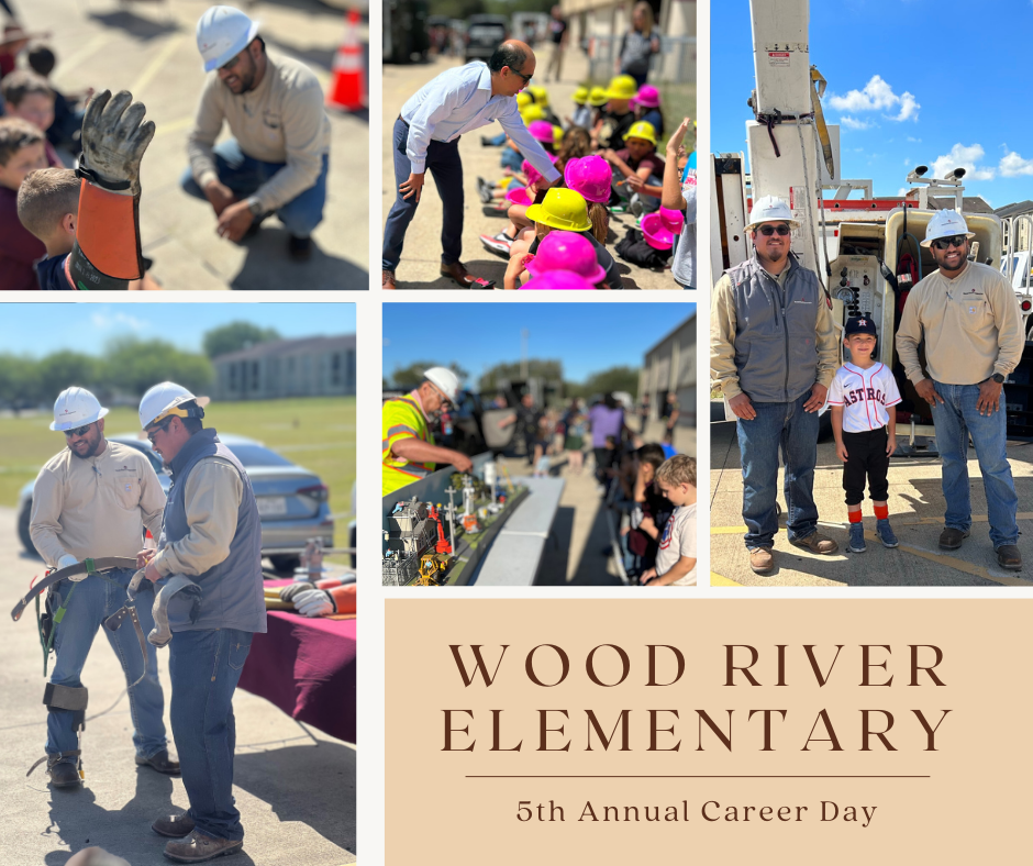 NEC Attends Career Day at Calallen Wood River Elementary Nueces Electric Cooperative